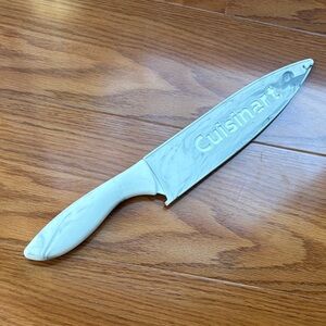 Cuisinart White & Gray Marble-Patterned 8 inch Chef Knife with Sheath